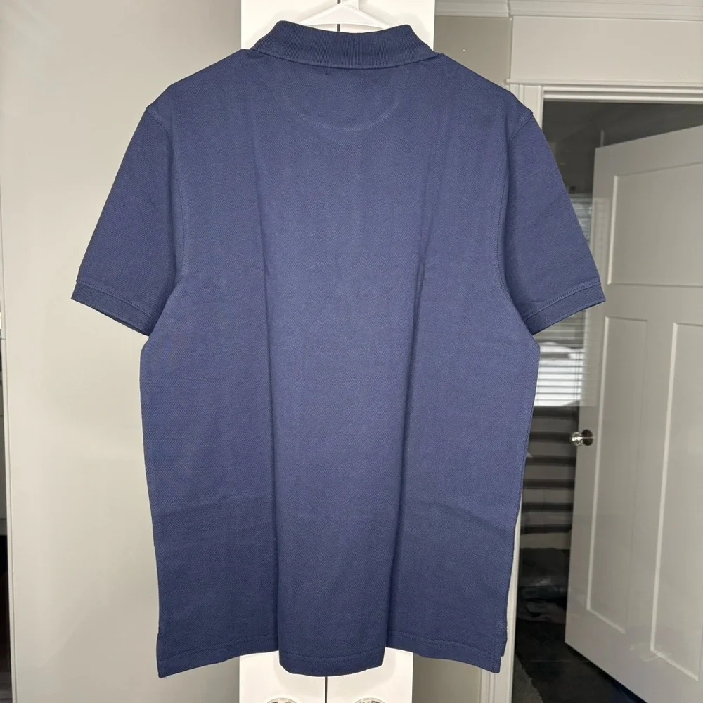 NWT J. Crew Classic Piqué Polo Shirt Short Sleeve Navy Blue